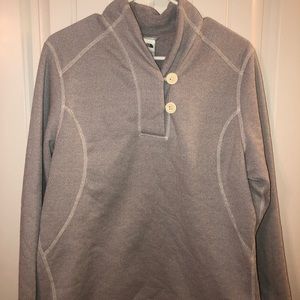 North face button front